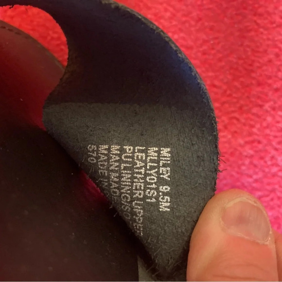 STEVE MADDEN SZ 9.5 Miley Ankle Strap Slip On Comfort Rubber Sole  Sandal - Picture 6 of 10